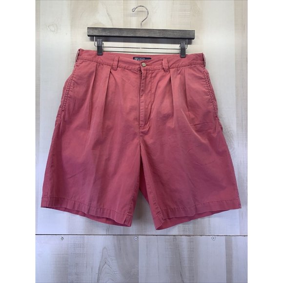 Ralph Lauren POLO by Ralph Lauren TYLER SHORT Two-pleat chino shorts, short pants, men's size W36 cotton Beige type Vintage Second Hand main image 0